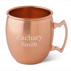 JDS Personalized Gifts Personalized Classic Copper Moscow Mule Mug JMSI3093